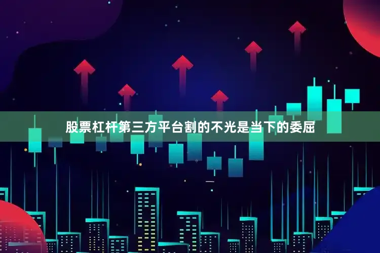 股票杠杆第三方平台割的不光是当下的委屈